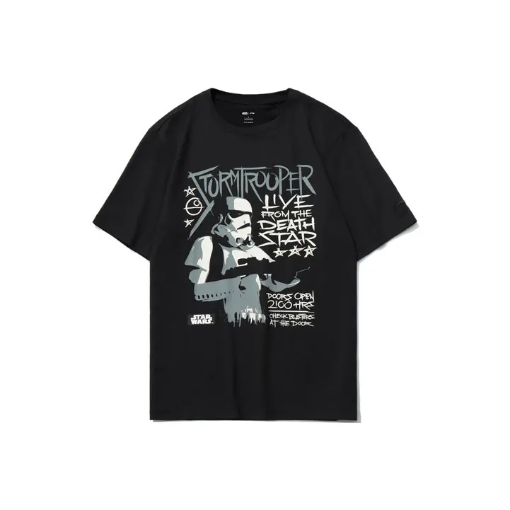 LiNing x XINGQIUDAZHAN LIANMINGKUAN T-Shirt Men's Black