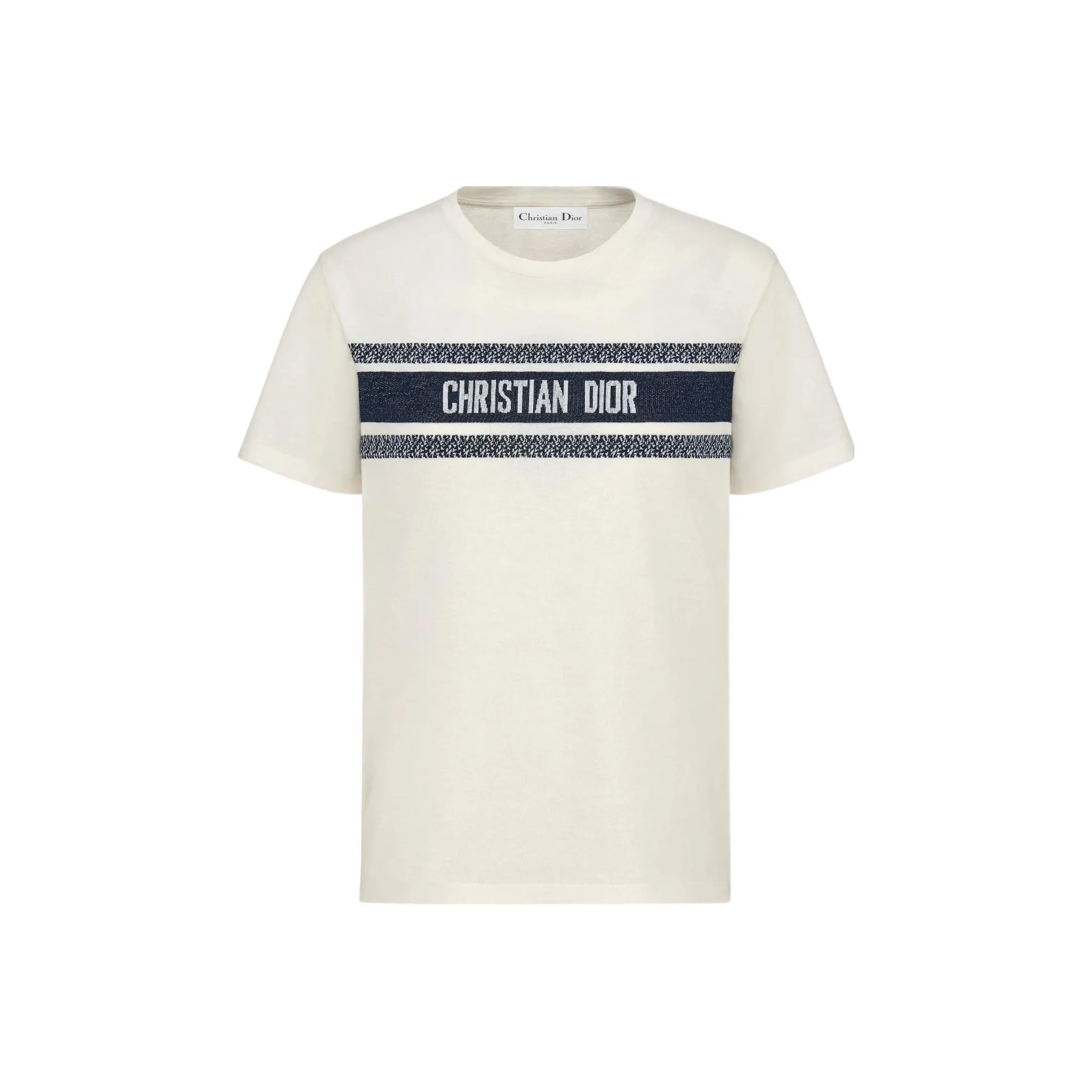 DIOR Quarterly New Products T Shirts Unisex White