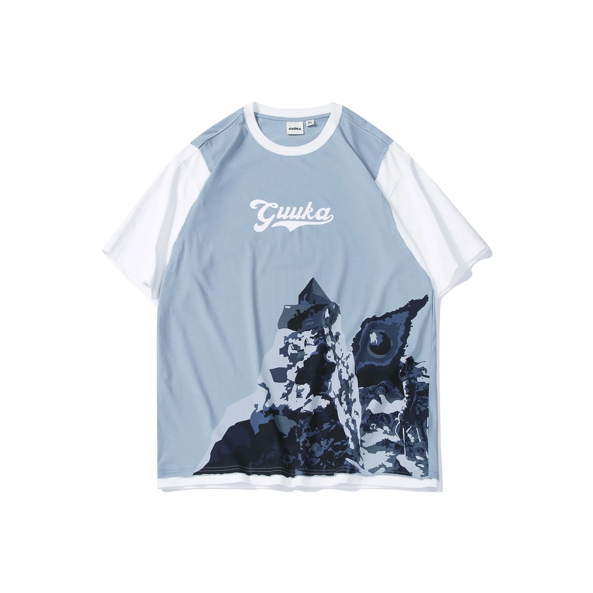 Guuka T Shirts Men's Sky Blue