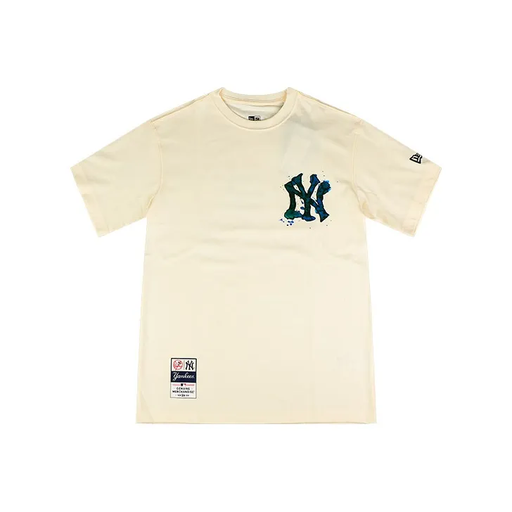 New Era T Shirts Unisex Ecru