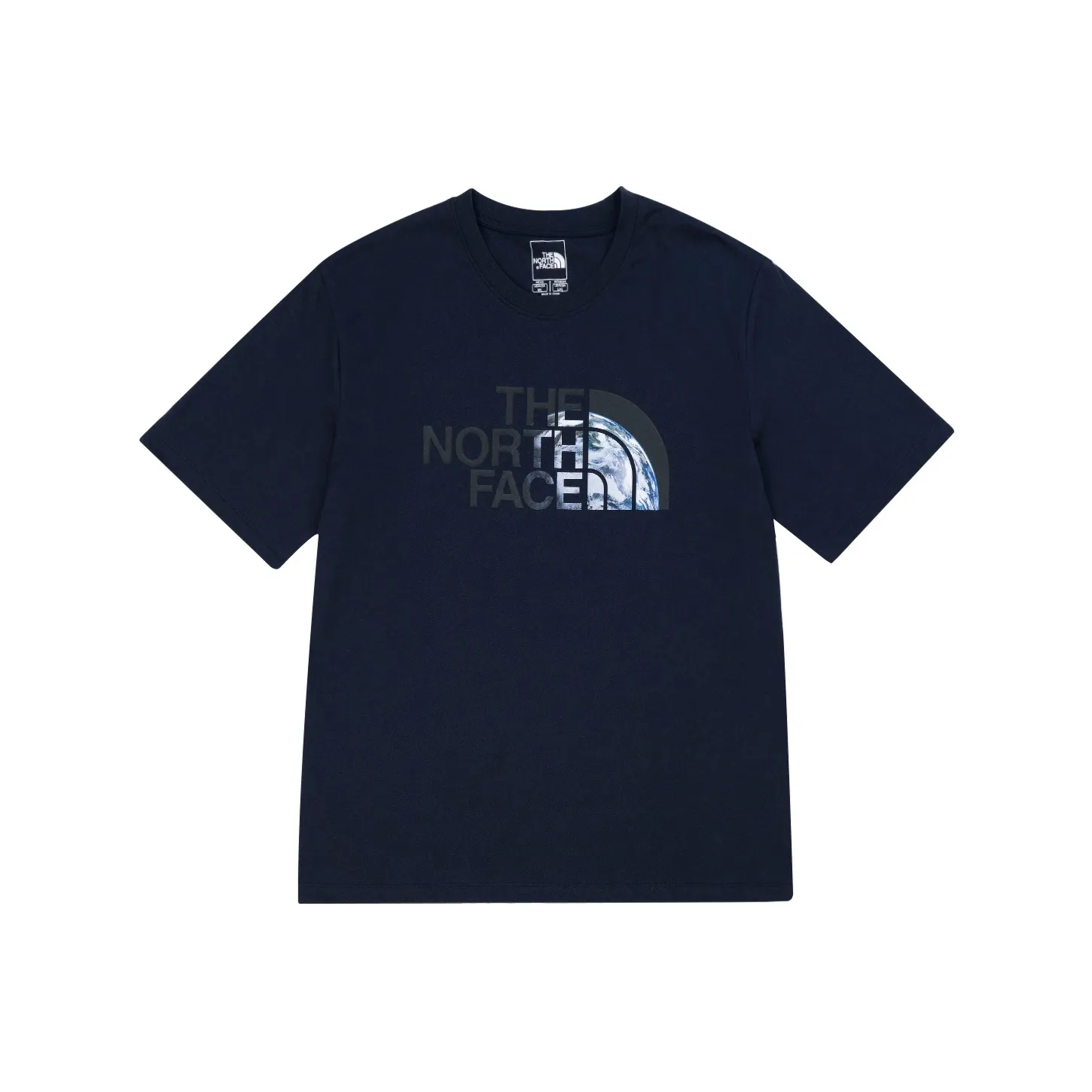 THE NORTH FACE Earth Printing SS22 T Shirt Men's Navy Blue