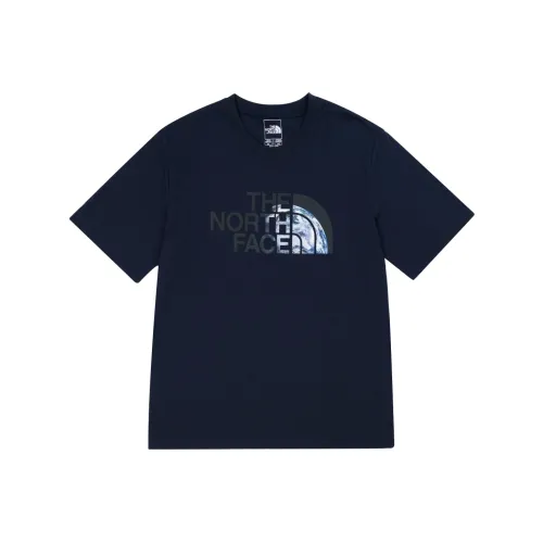 The North Face Earth Printing Темно-синяя Мужская футболка