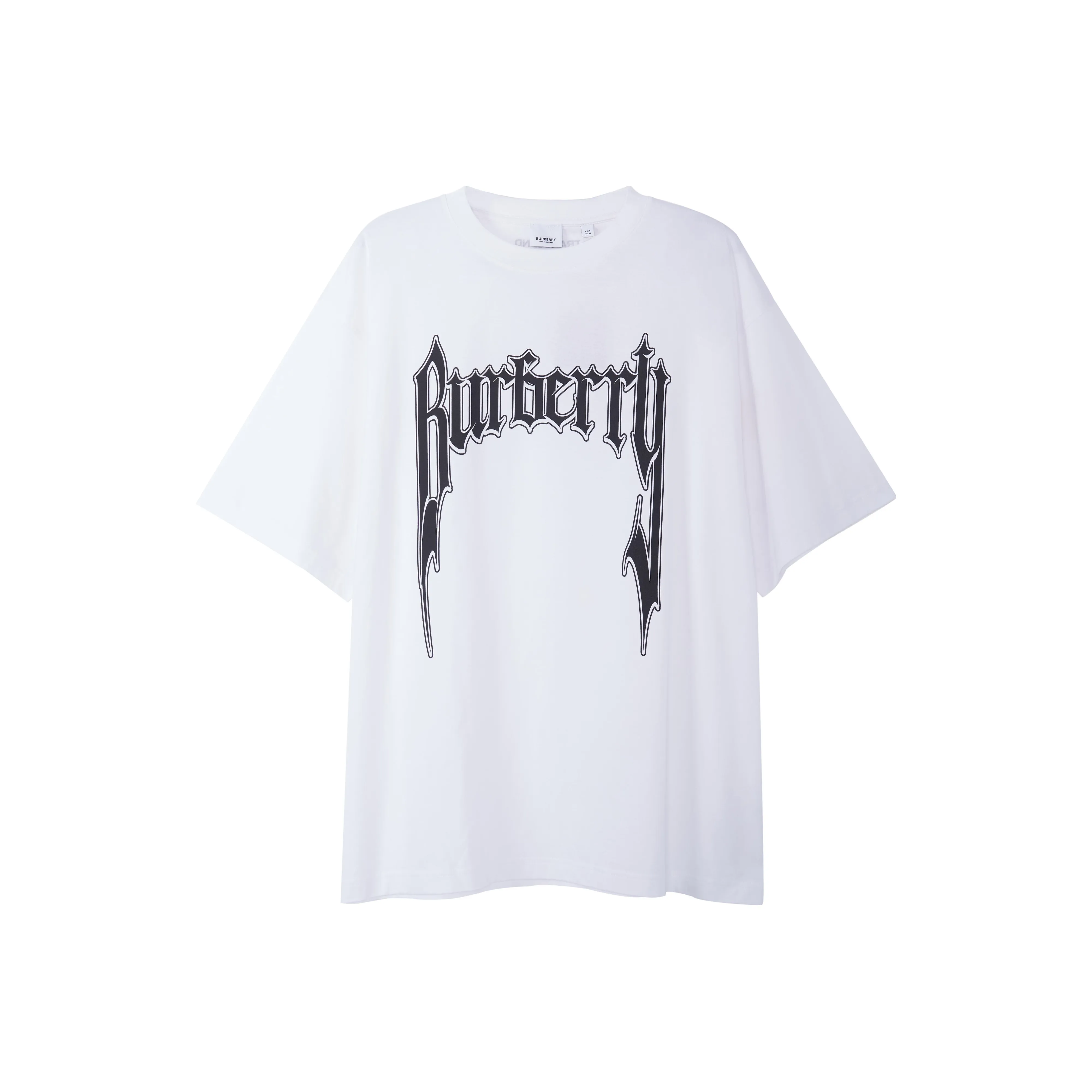 Burberry SS23 Men's Gothic Logo Print T-shirt White
