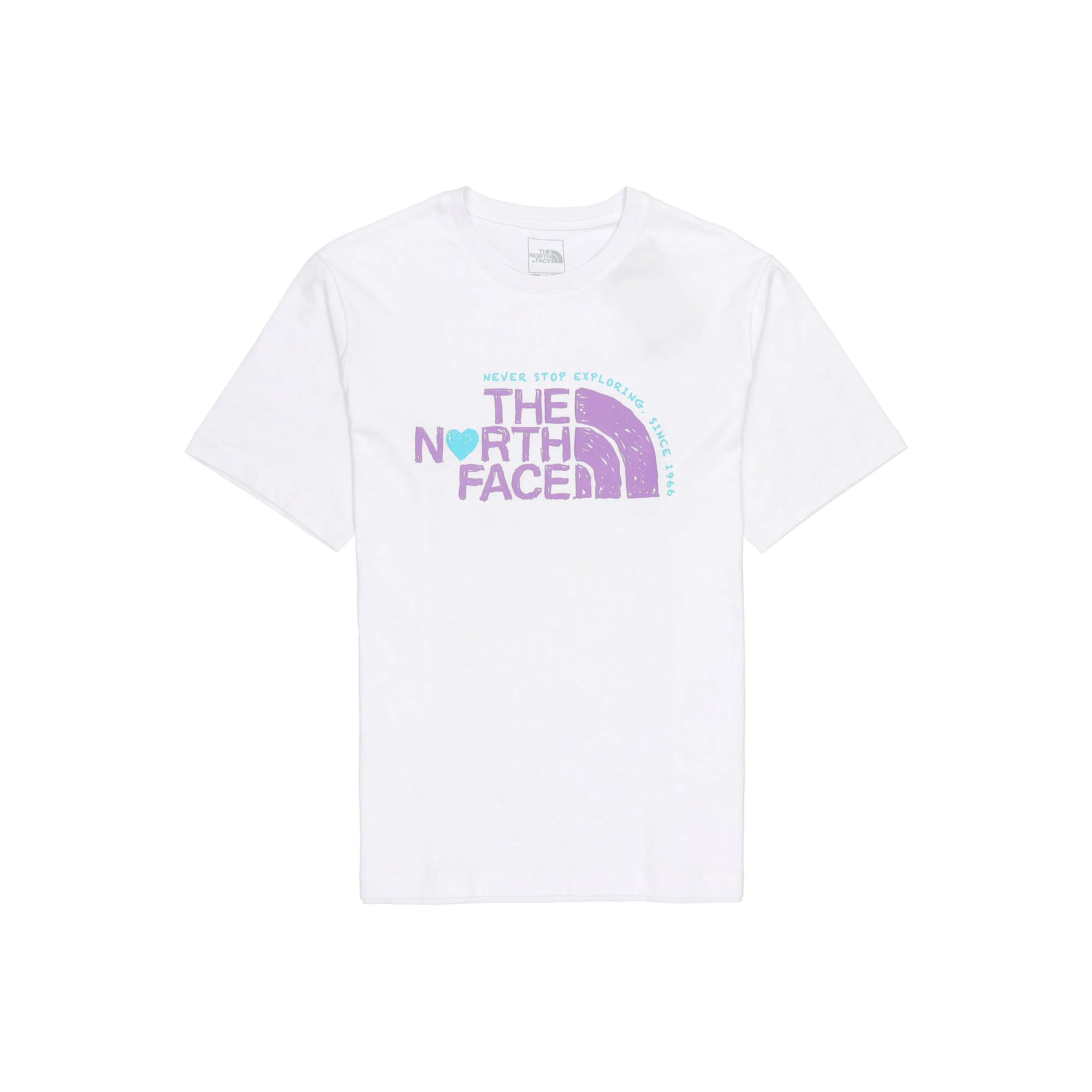 THE NORTH FACE Сердце SS22 T Рубашка Мужская Белая