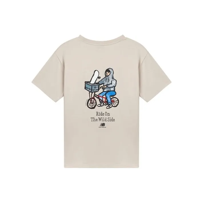 New Balance совместная футболка T Унисекс Хаки