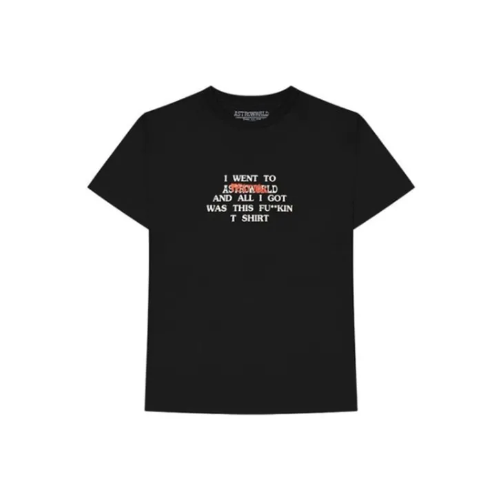 TRAVIS SCOTT Черная унисекс футболка