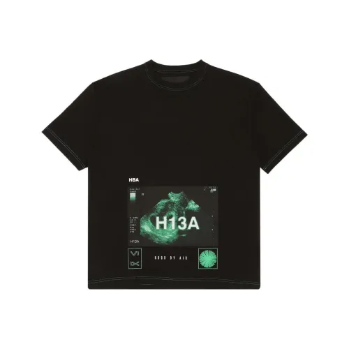 Hood By Air Черная Унисекс Футболка