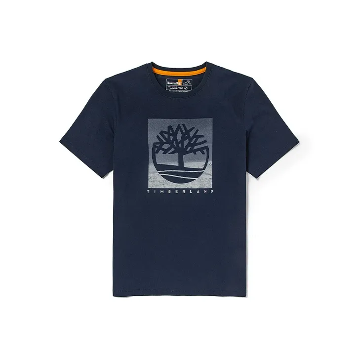 Timberland Темно-сапфировый Мужская T-рубашка