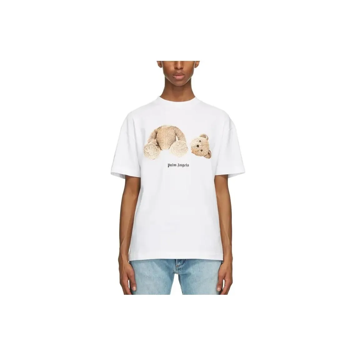PALM ANGELS Белая Мужская Футболка