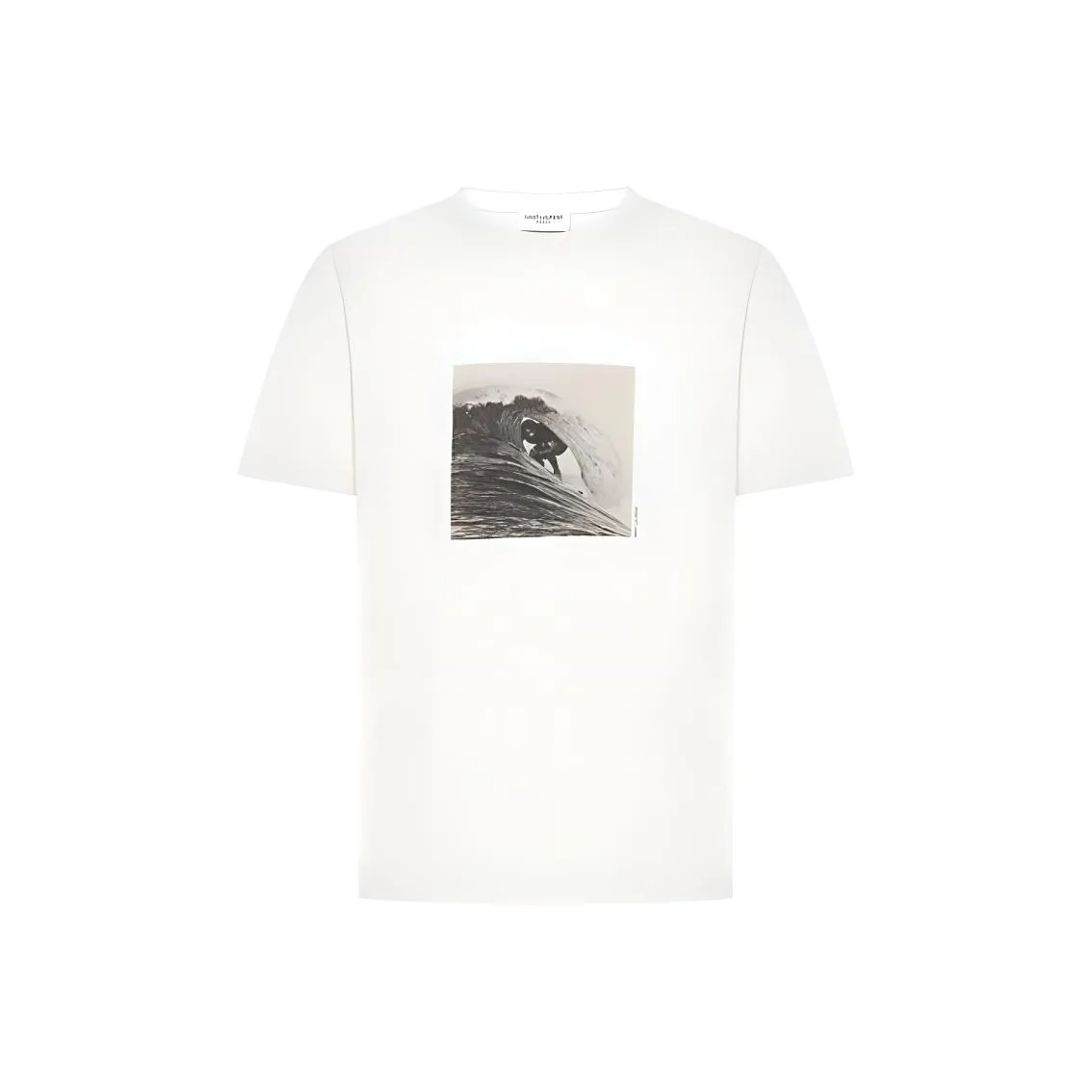 SAINT LAURENT T-Shirt Men's Ecru