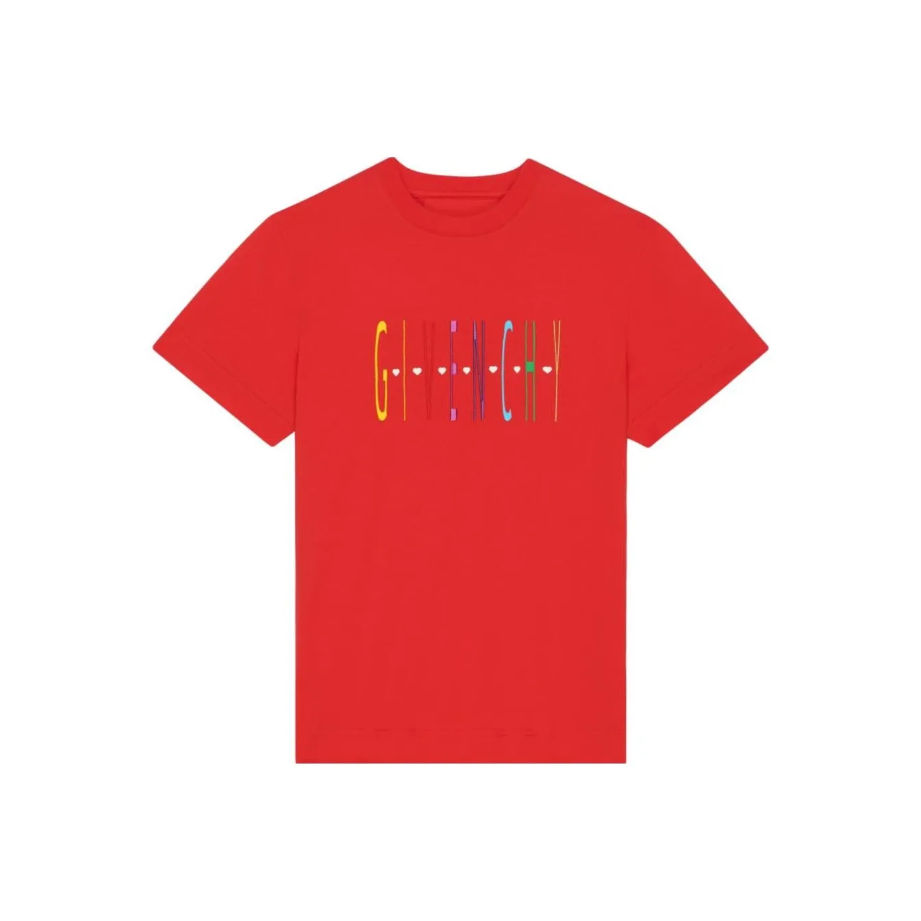 GIVENCHY Red Мужская T-рубашка