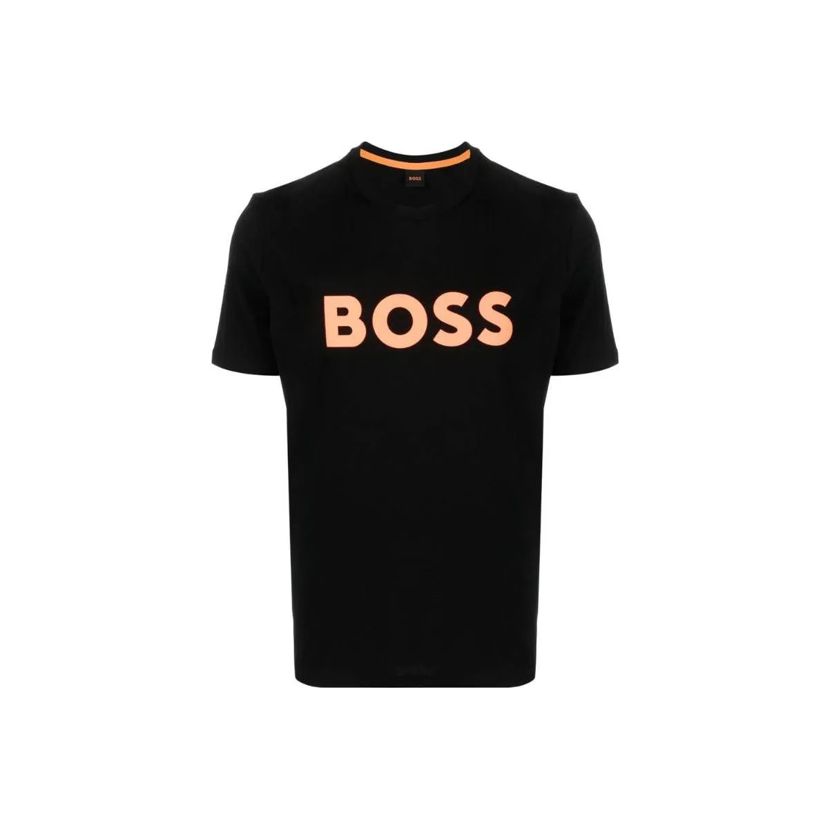 HUGO BOSS T Shirt Men's Black Orange