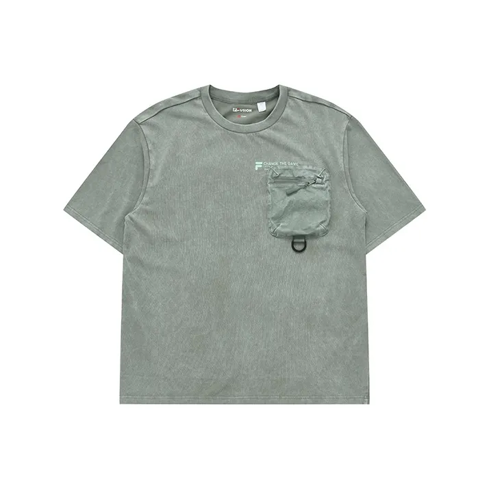 FILA FUSION Trending Street Series T-Shirt Мужской Army Velvet Green