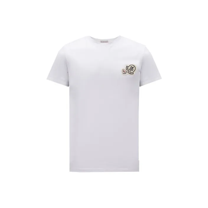 MONCLER SS23 T-Shirt Мужской Белый