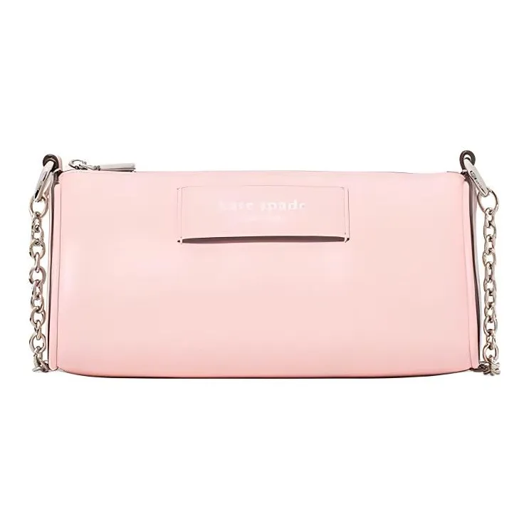 Kate Spade Cow Leather Cylinder Bag, Crossbody Bag, Shoulder Bag Trumpets Women's Pink