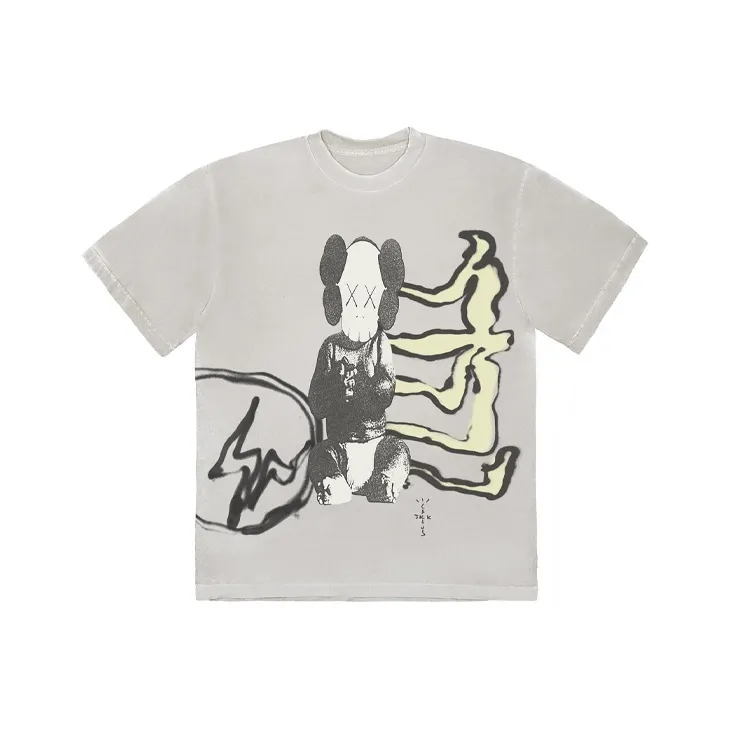 Travis Scott Cactus Jack + Kaws For Fragment Tee