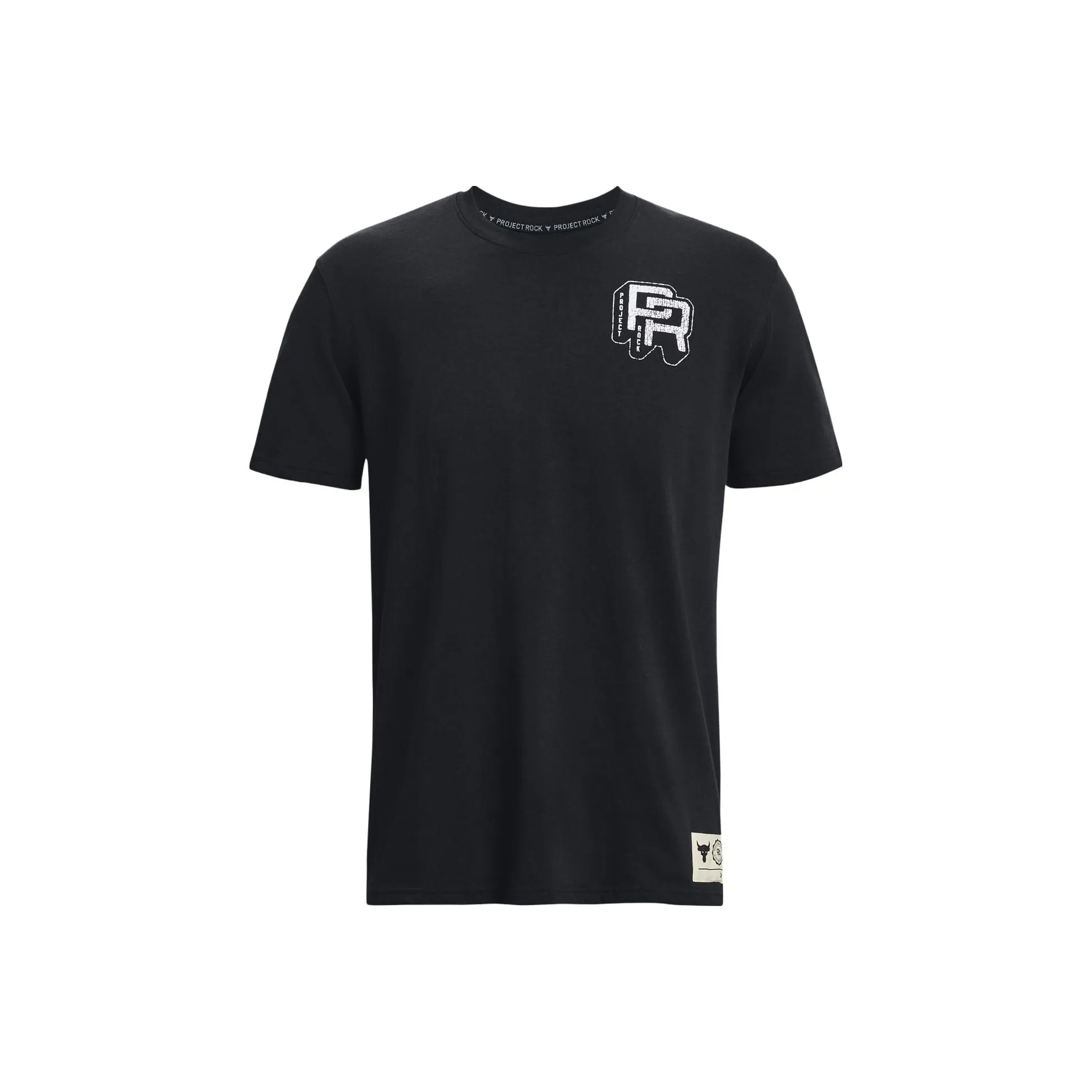 Under Armour Men Project Rock Training Heavyweight T-Shirt Black