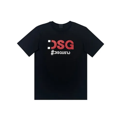 DSG DISGUSTO Черно-красные унисекс футболки