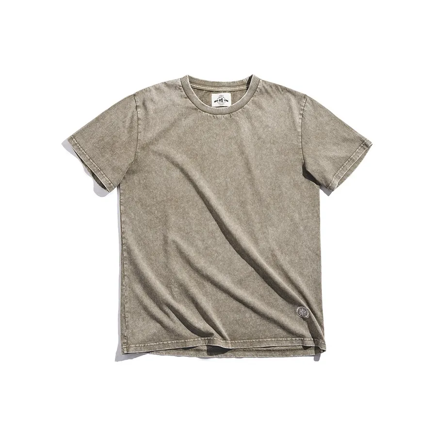 MADEN Темный хаки Мужская T-рубашка