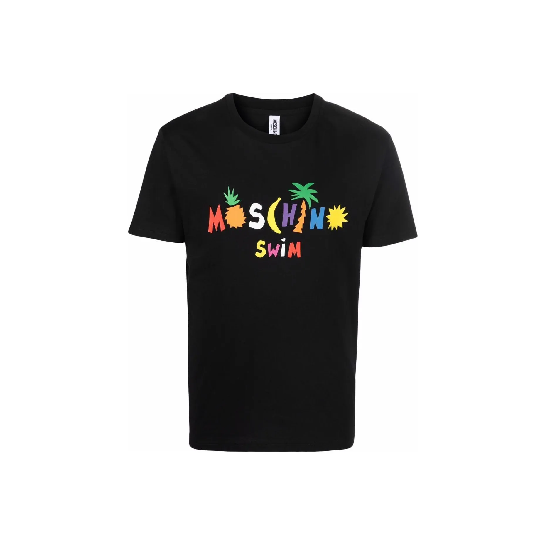 MOSCHINO Мужские черные T-рубашки