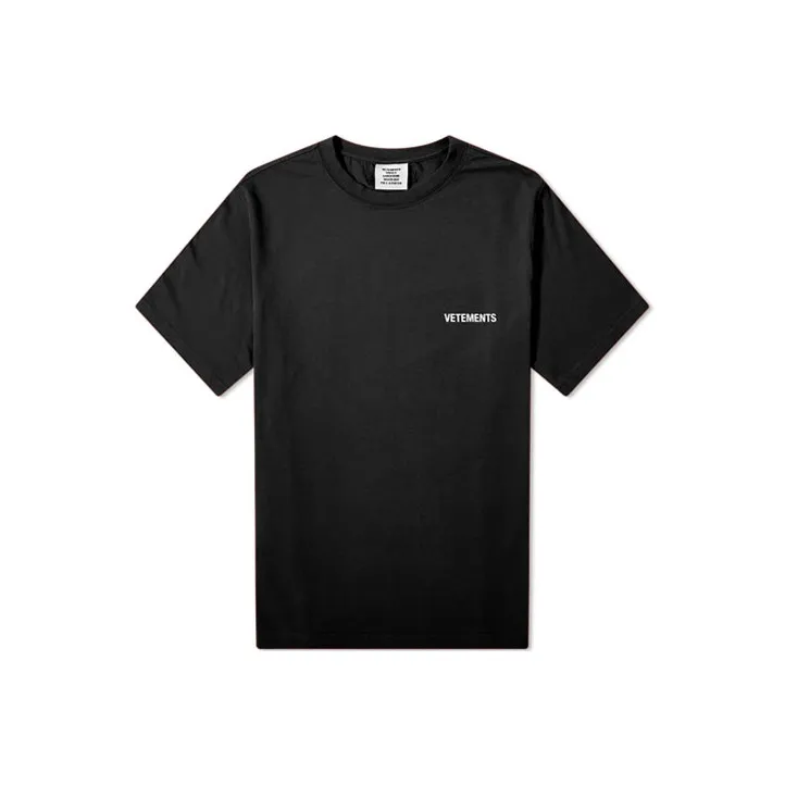 Vetements Logo Front Back T Shirt