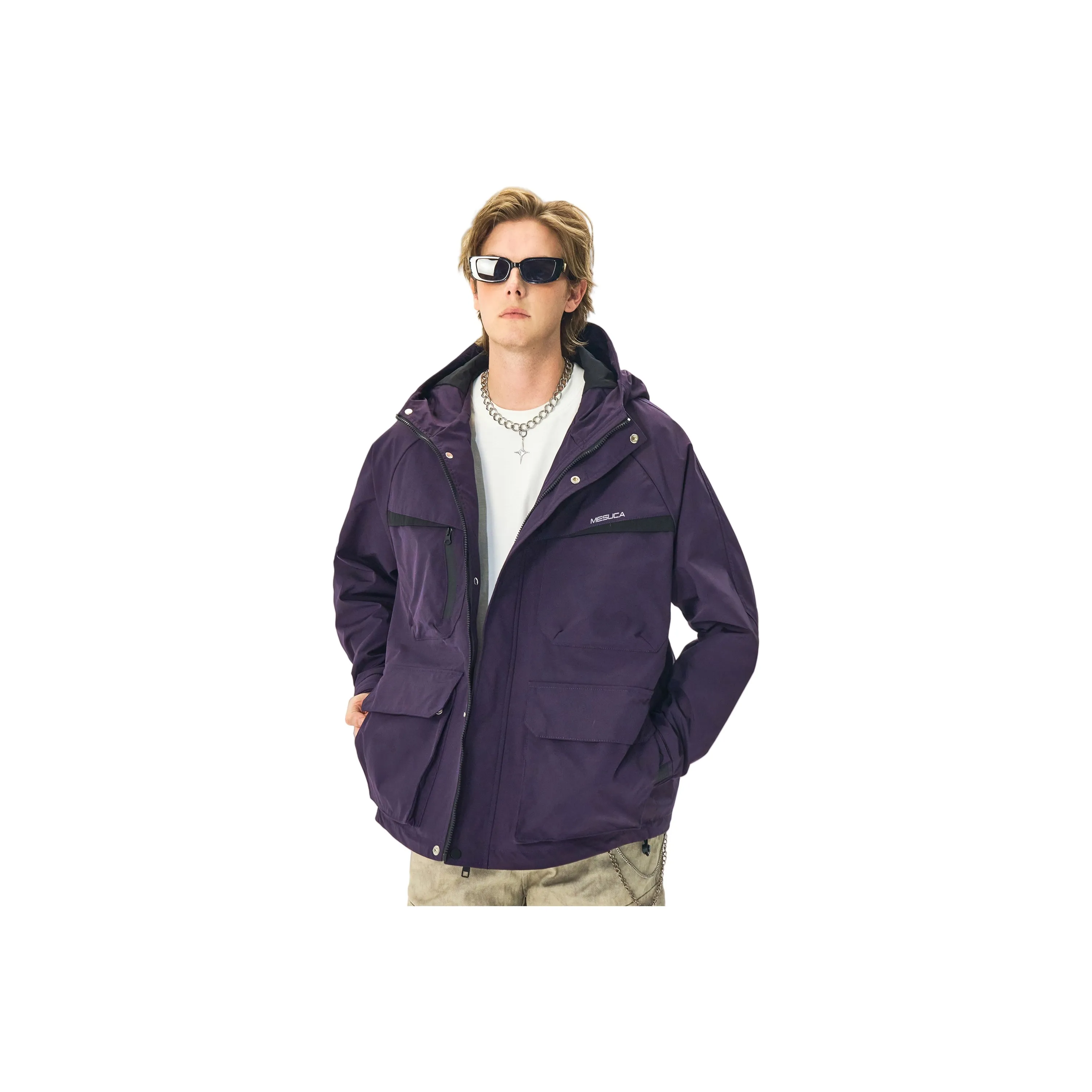 MESUCA Waterproof And Windproof Windbreaker Jacket Unisex
