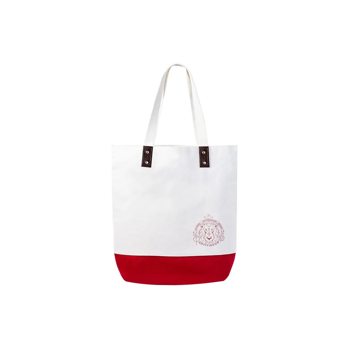 HARRY POTTER Canvas Bag, Tote Bag, Shoulder Bag Unisex Lion Pavilion Red/Snake Pavilion Green