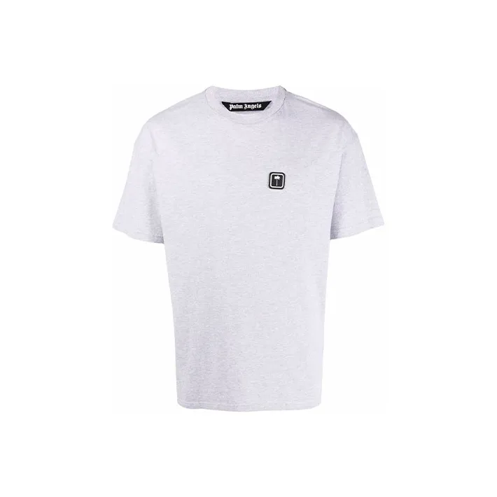 PALM ANGELS Серый Унисекс Т-рубашка