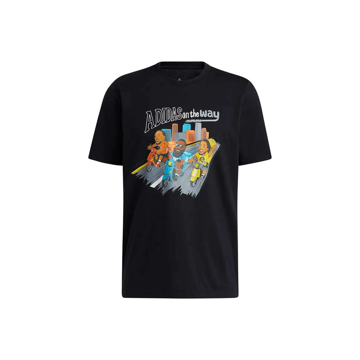 Adidas Мужские черные футболки