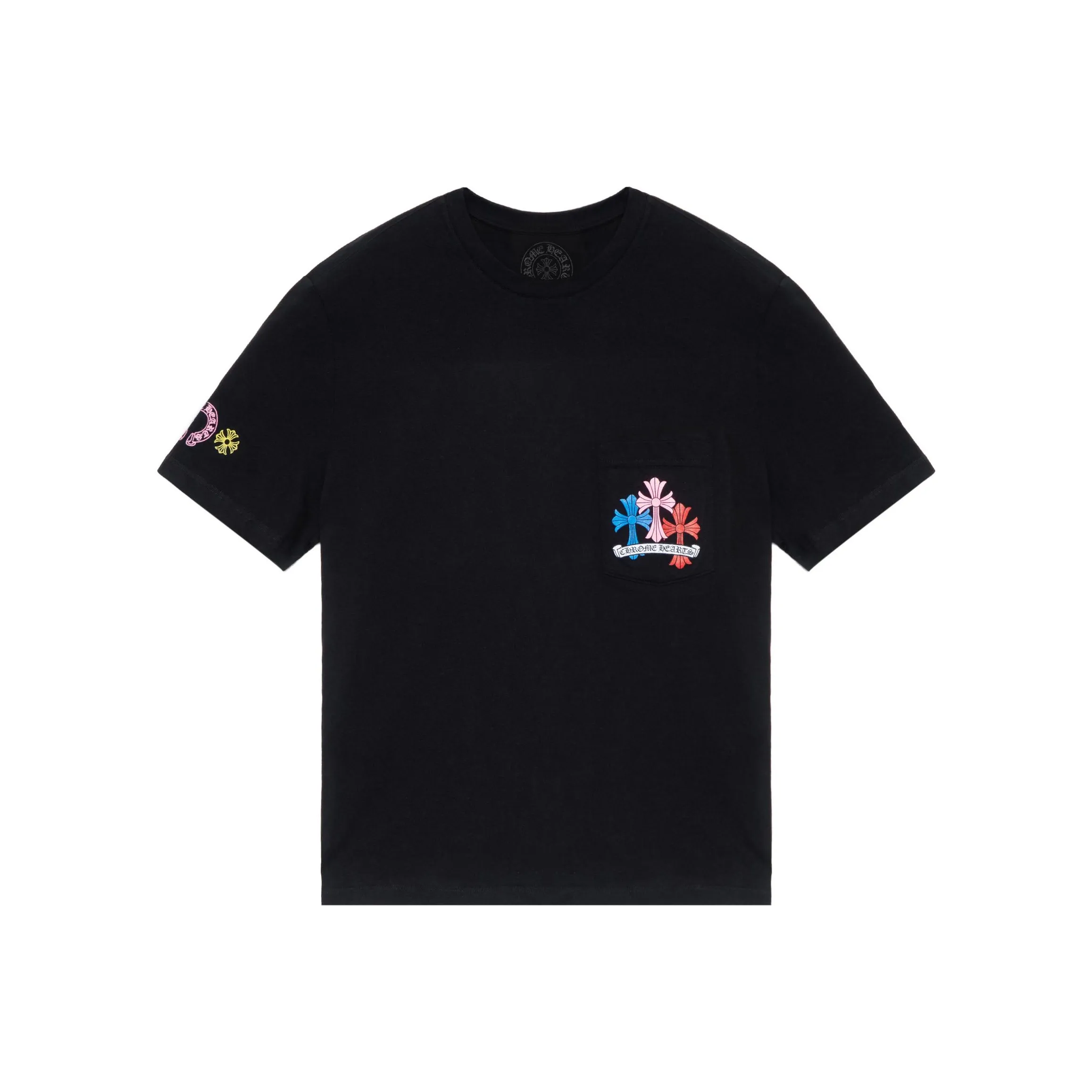 Chrome Hearts Multi Color Cross Cemetery T shirt