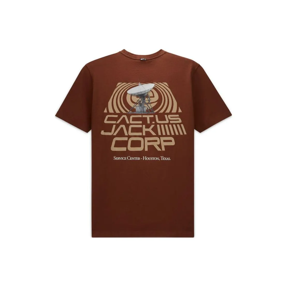 Nike x Travis Scott T-Shirt US Version Men's Dark Red