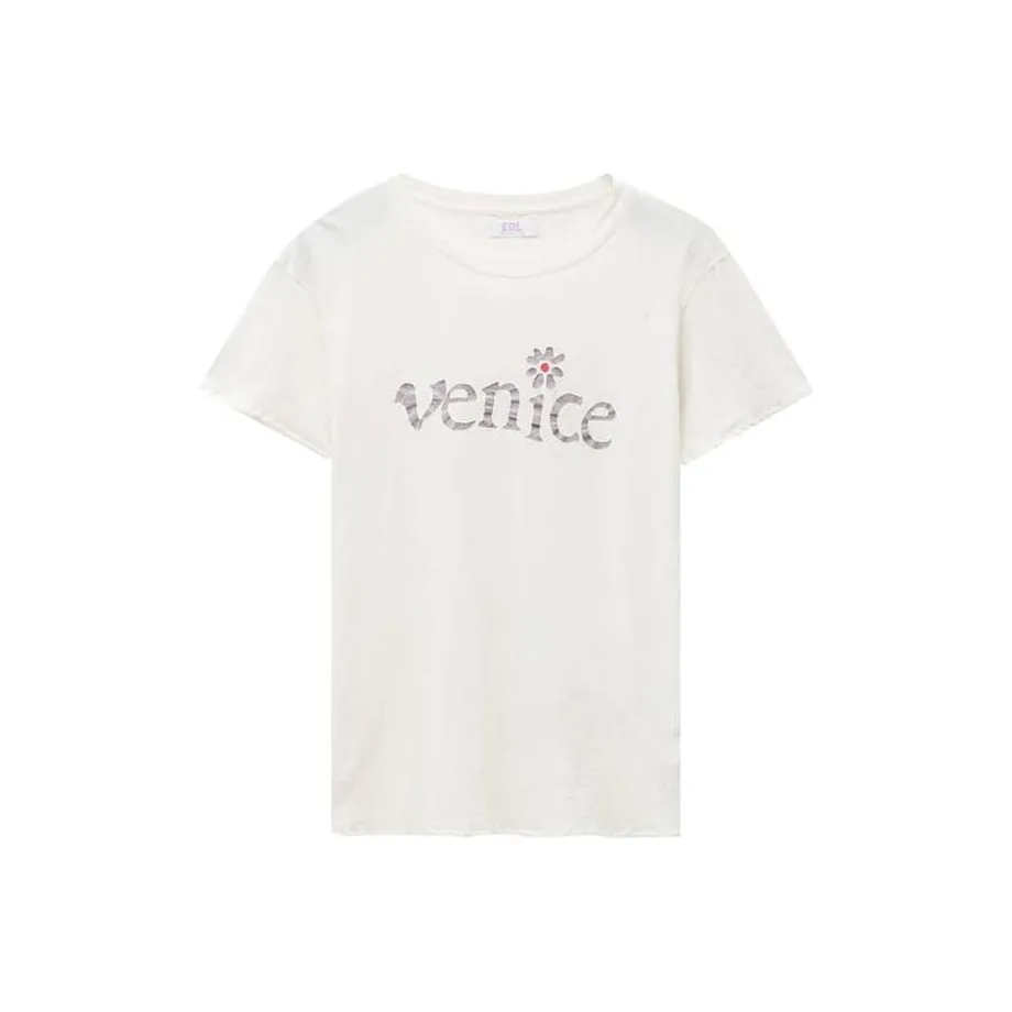 ERL Белая Мужская T-Рубашка