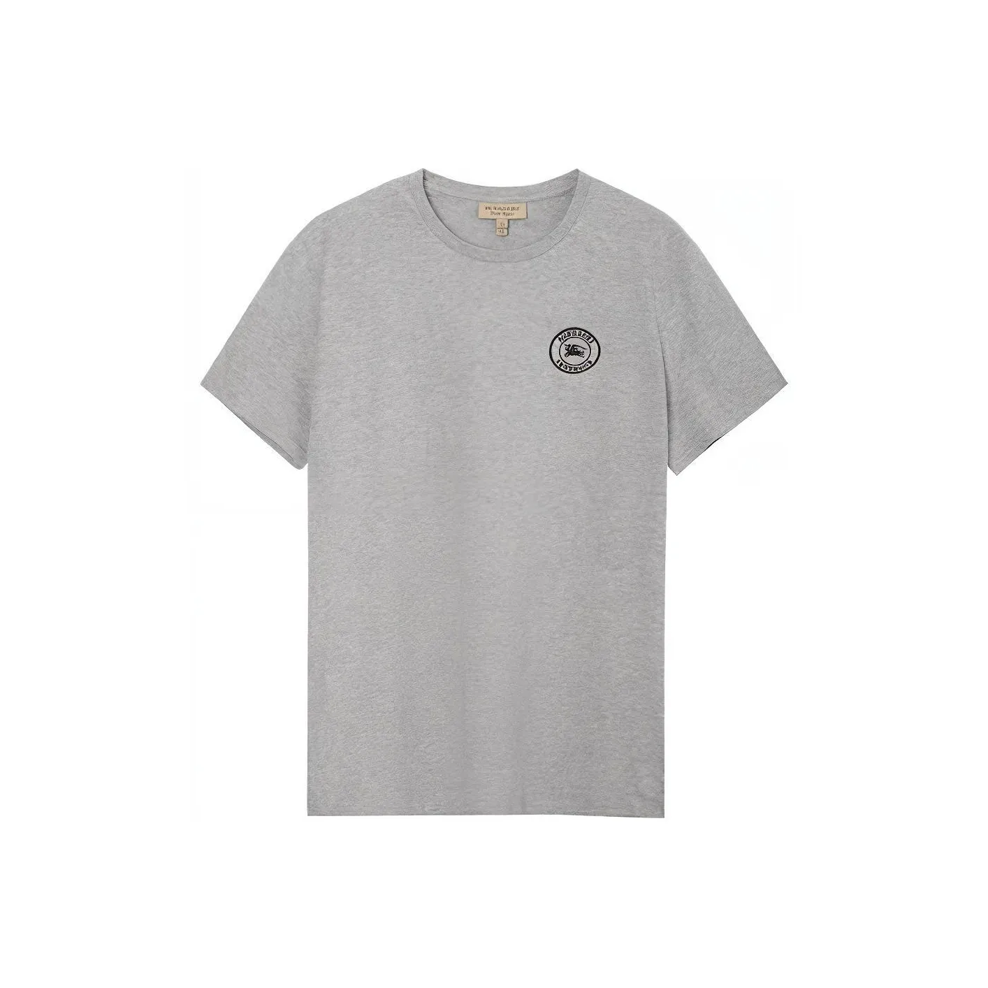 Burberry Embroidered Logo Cotton T shirt