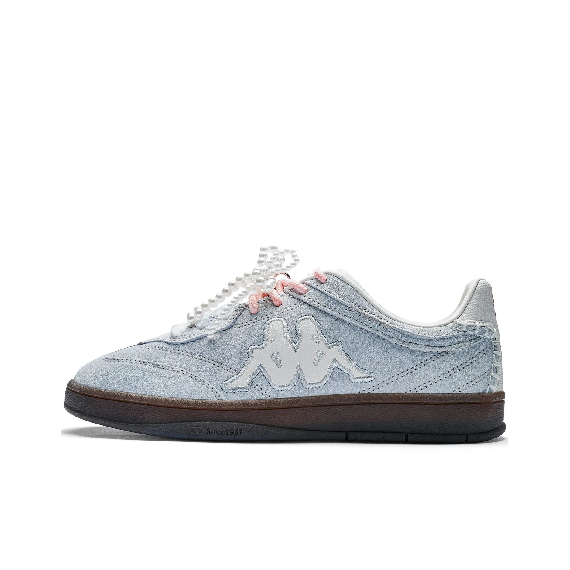 Kappa Tifo Back to Back Anti Slip Wear Resistant Low Top Skateboard Shoes Women's Blue