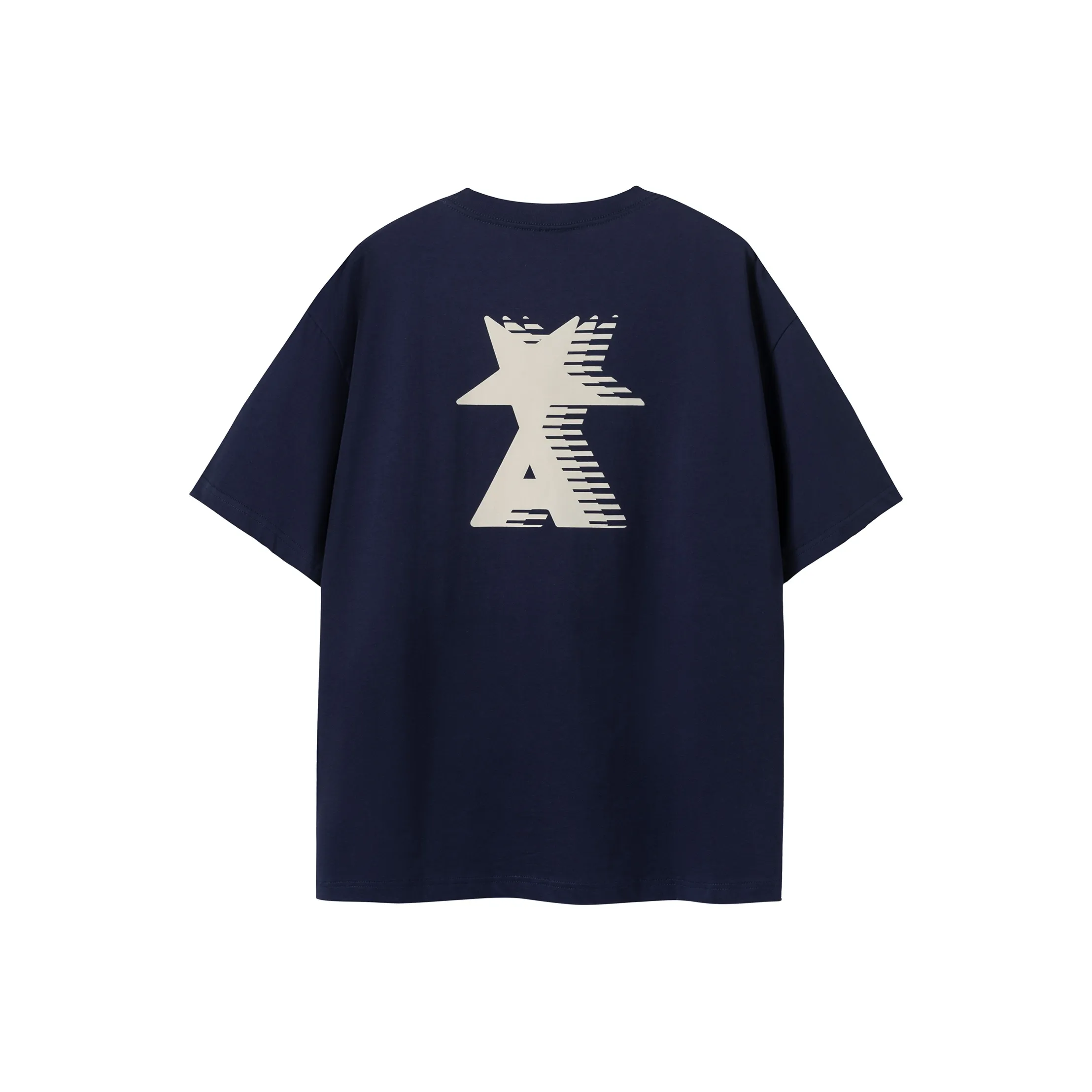 ALL NIGHT DAYS Star Letter Print Unisex T-shirt