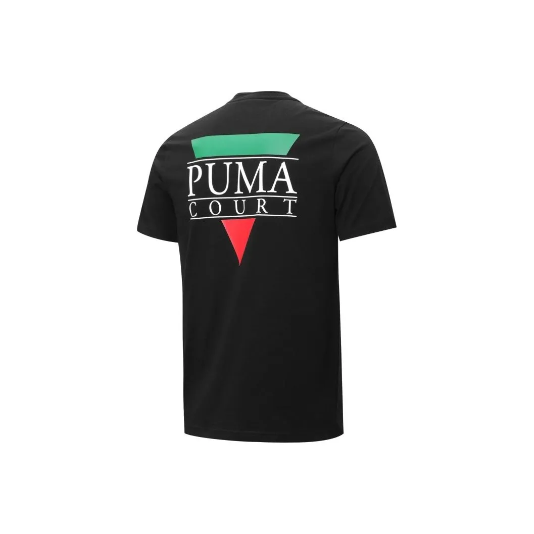 PUMA Мужская черная футболка