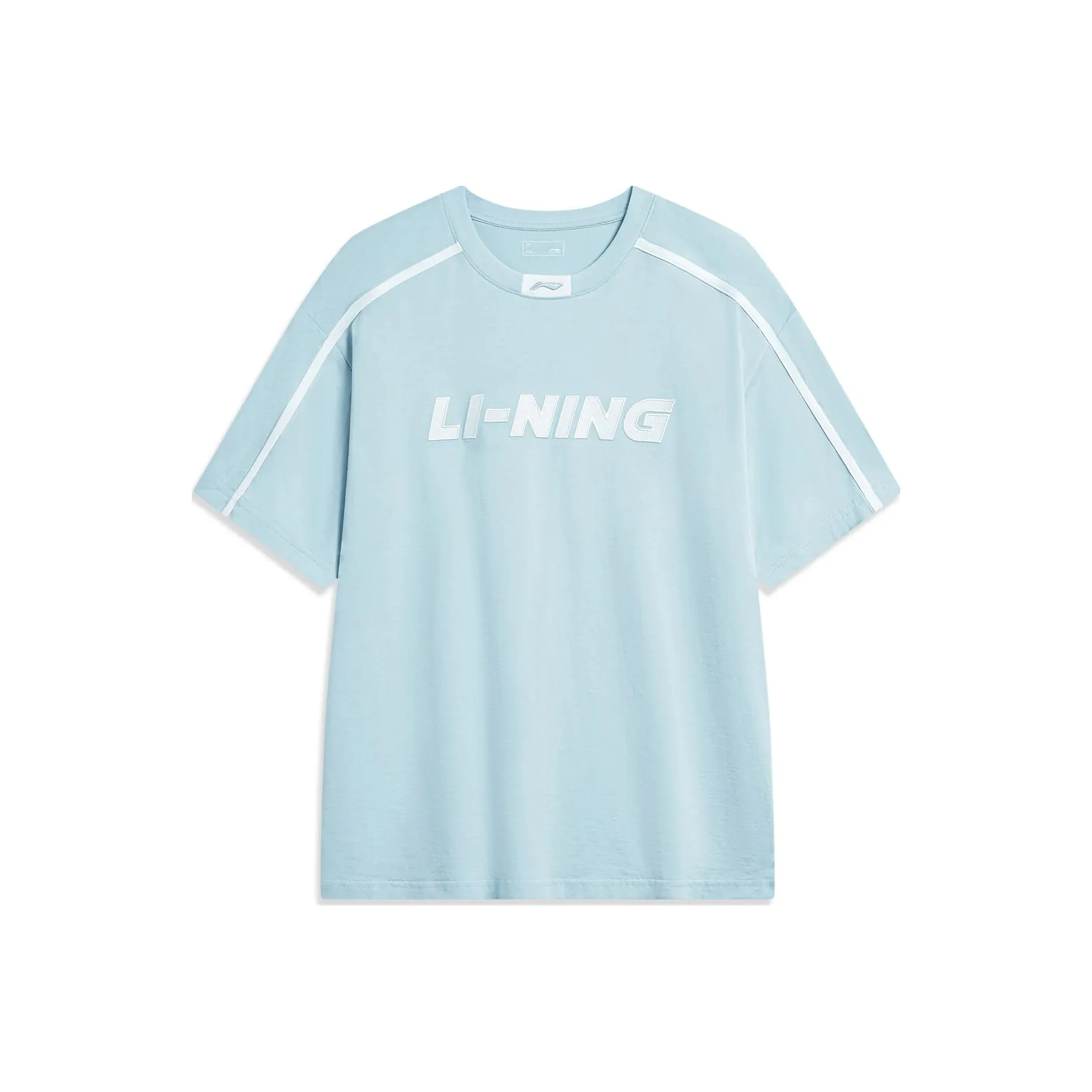 LiNing Sports Life Collection T Shirt Unisex Condensed Sky Blue