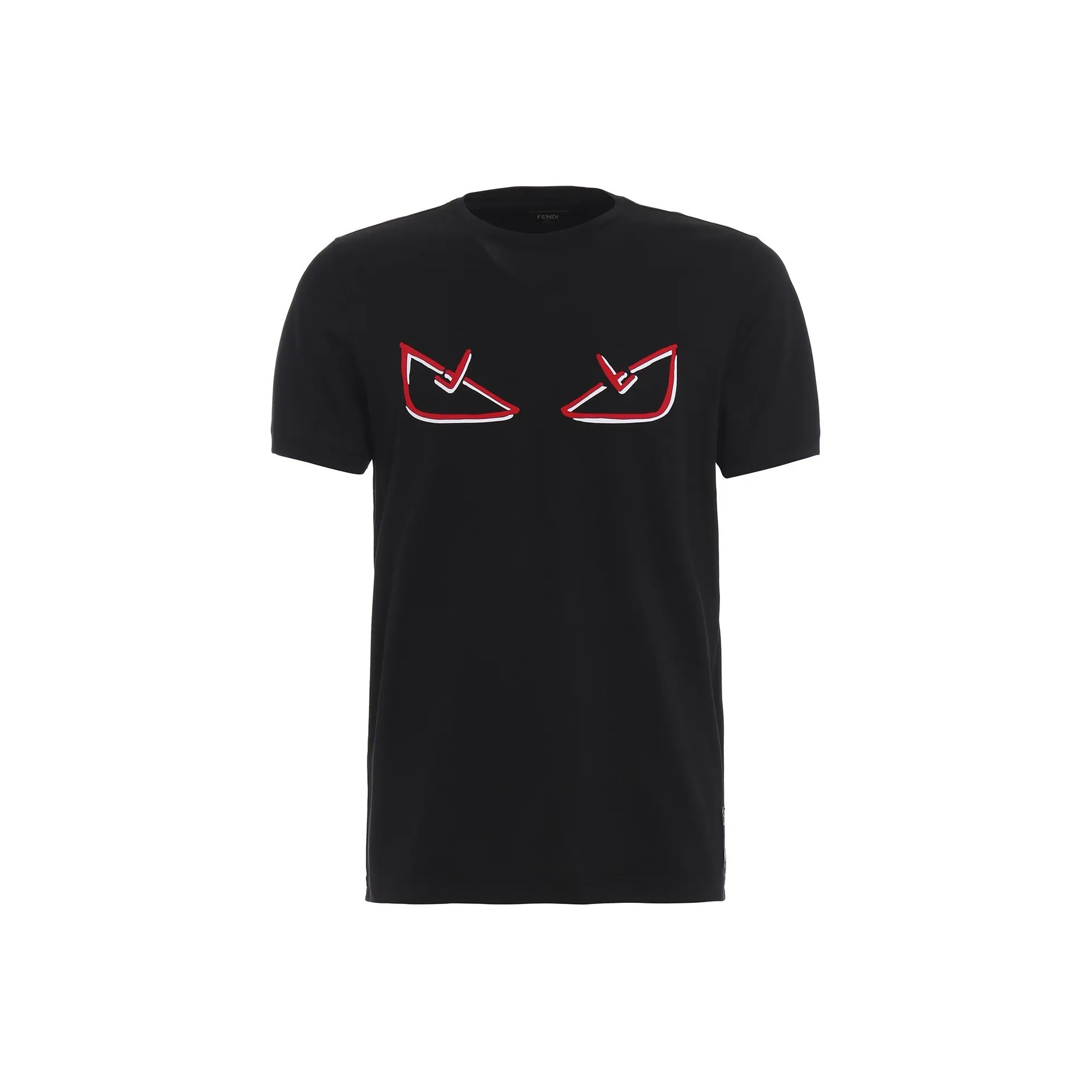 FENDI Мужские черные T-рубашки