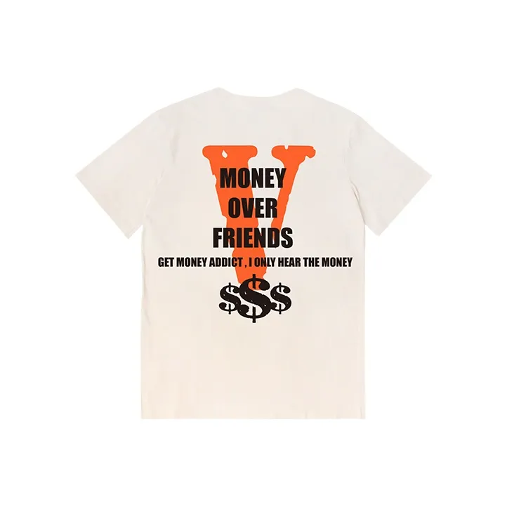 VLONE T Shirt Unisex Beige Orange