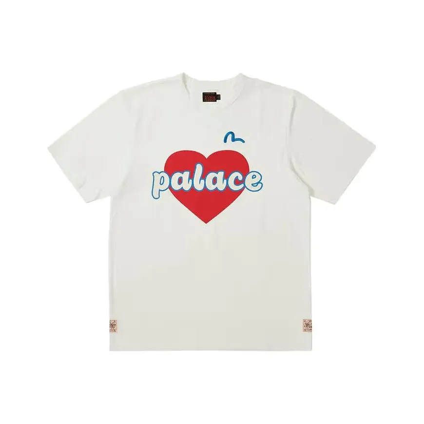 PALACE X Evisu Heart T shirt