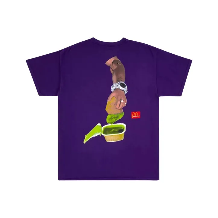 Mcdonald's X Travis Scott T Shirts Unisex Purple