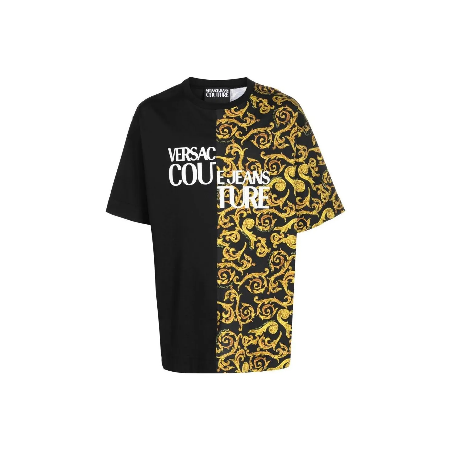 VERSACE JEANS COUTURE SS23 T-Shirt Мужской Черный
