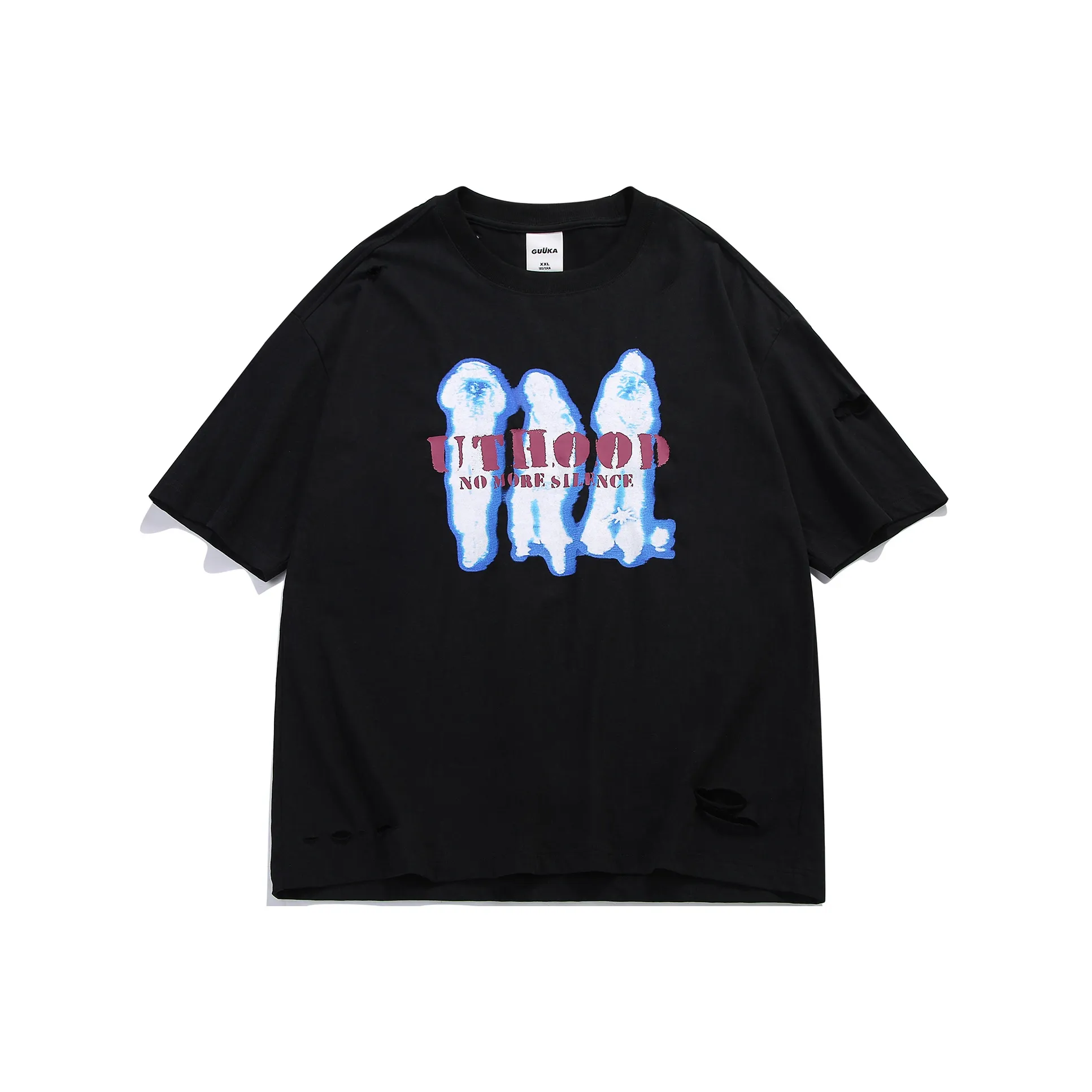 Guuka Мужские черные футболки