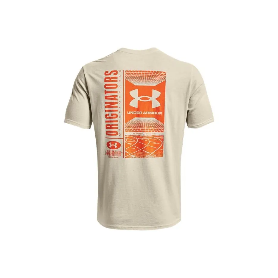 Under Armour T-Shirt Мужской Коричневый