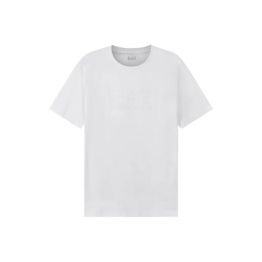 EMPORIO ARMANI EA7 SS22 T Рубашка Мужская Белая