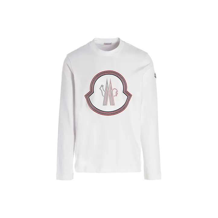 MONCLER Белая Мужская T-рубашка