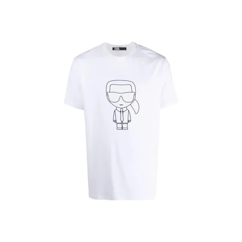 KARL LAGERFELD / Karl Lagerfeld Jeans Белая Мужская Рубашка