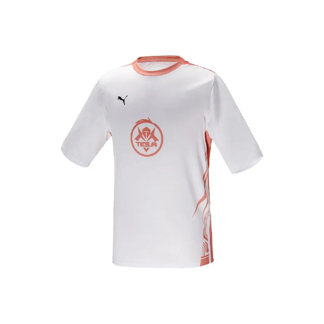 PUMA Honor of Kings T-Shirt Мужская Белая Оранжевая