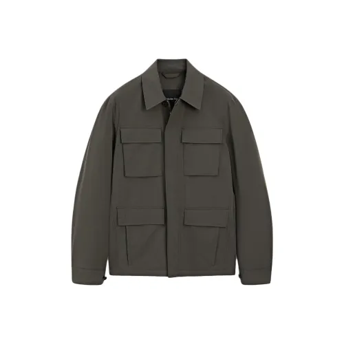 Massimo Dutti Зеленые Мужские Куртки