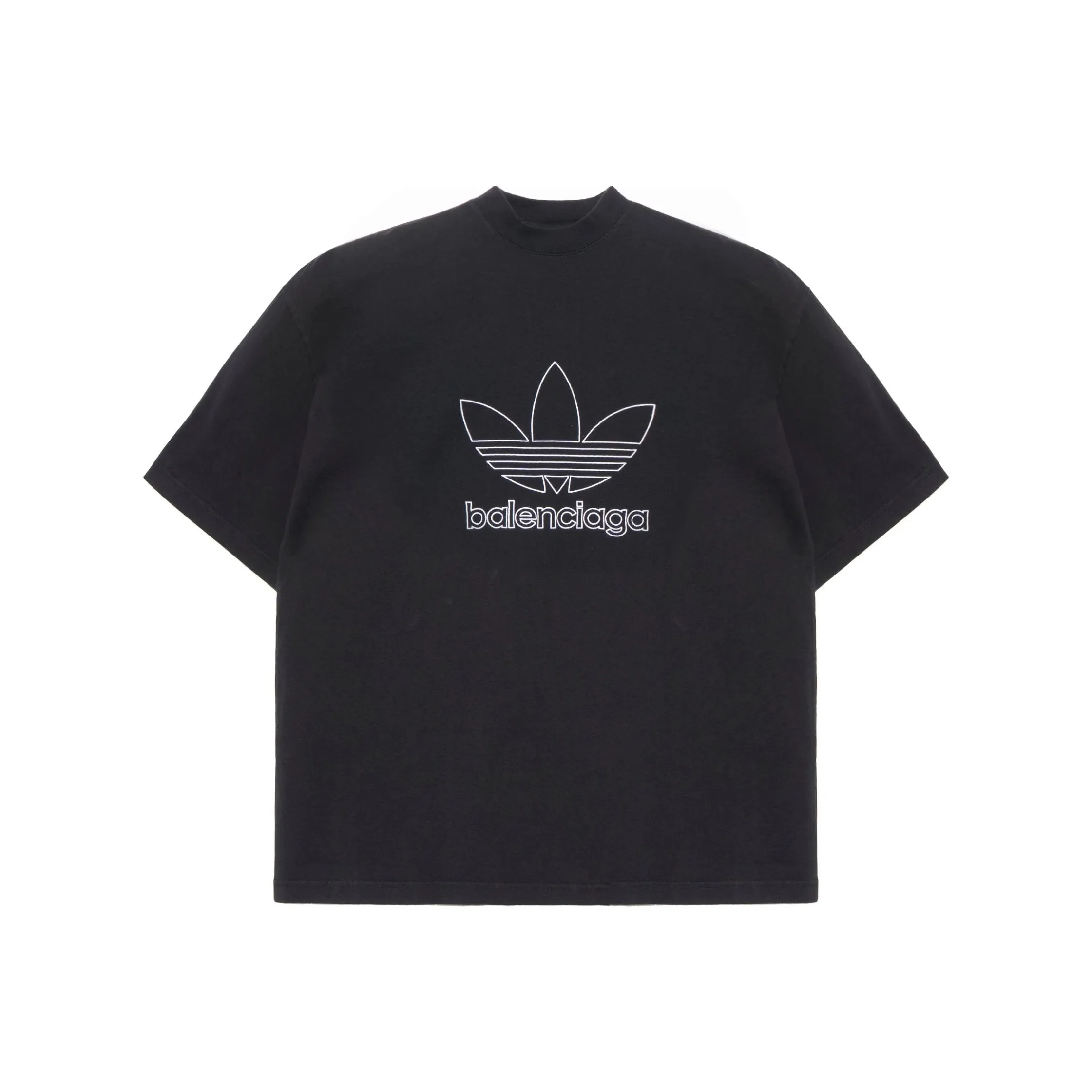 Balenciaga x Adidas T Shirt Loose Fit Men's Black